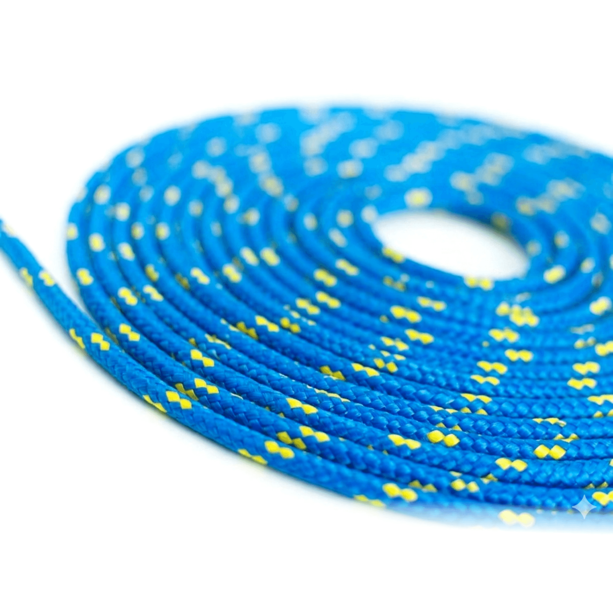 Polypropylene rope textile laid flat
