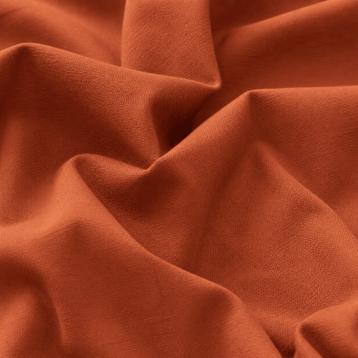 Organic cotton textile laid flat